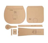 Modello in acrilico per la realizzazione di borse a spalla singola, stampo per lavori in pelle, stencil trasparente con guida di taglio e pellicola protettiva, strumento leggero fa