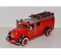 Modello IN Lamiera Nostalgia Camion Dei Pompieri Oldtimer Marca