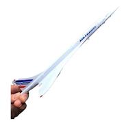 Modello In Lega 1:200 Per Aereo Passeggeri Supersonico Concorde Con Ornamento In Metallo A Staffa For Commemorate Collection(Style 2)