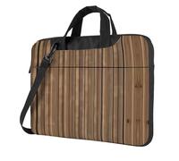 Modello in legno massello per computer portatile e tablet, design elegante, tessuto resistente e idrorepellente, business casual, Nero , 13 inch