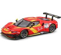 1:43 BURAGO Ferrari 296 Gt3 Twin Turbo V6 #71 Racing 2023 With Showcase BU36313