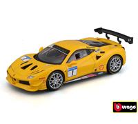 Ferrari 488 Challenge Yellow #1 1:43 Model BBURAGO