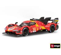 Modello in metallo Bburago Ferrari 499P 1:43 - vincitrice della 24 Ore di Le Mans 2023