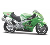 Modello in metallo della moto KAWASAKI Ninja ZR-12R 1:18 con basetta espositiva