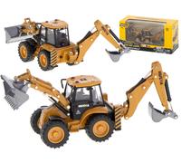 Modello in metallo di terna con benne mobili 1:50 H-TOYS