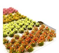 modello in miniatura 32 pezzi di fiori a grappolo, modellismo statico in miniatura(13)