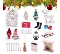 Modello In Miniatura - 4.53x3.15 In Bambola Decorazione | Bambola Favorevole Per La Festa | Decoration Desk Holiday | Christmas Small Scene Modell | Parte Bombons Finge Giocattoli Per Il Progetto Di S