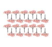 modello in miniatura Decorazione della scena del modello di albero di ciliegio da 20 pezzi da 6,4 cm