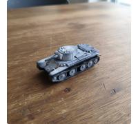 Modello In Miniatura Del Carro Armato Sovietico BT-7, Pezzo Da Esposizione,