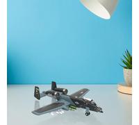 Modello in miniatura di aereo da caccia educativo in scala 1/72 per tavolo,