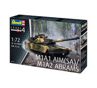Modello in plastica carro armato M1A2 Abrams 1/72