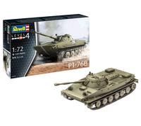 Modello in plastica di carro armato PT-76B