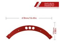 Modello in plastica stampo tondo per lavorazione legno per tagli consistenti e a