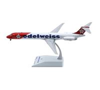 Modello In Scala 1:200 Per Edelweiss MCDONNELL Douglas MD-83 Airlines Pressofuso In Lega Giocattoli Per Aerei Aereo