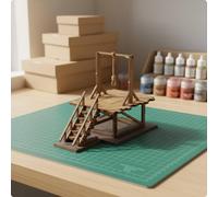 Modello in Scala 1:72 da Montare Scenetta in Miniatura di Città Occidentale
