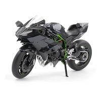Modello in scala di moto Modellini Di Motociclette Per Kawasaki Per Ninja H2R In Scala 1:9, Auto In Lega Pressofusi, Luci E Musica, Veicoli In Miniatura, Regali Da Collezione