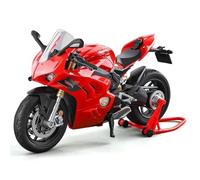 Modello in scala di moto Modellino Di Moto Da Corsa In Lega Per Ducati Panigale V4S Grandi Dimensioni, In Metallo Pressofuso, Scala 1/9, Con Luce, Regalo