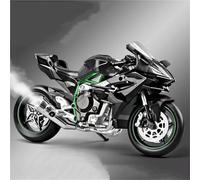 Modello in scala di moto Per KAWASAKI H2R Modello Statico Pressofuso In Lega Da Collezione, Di Motocicletta In Scala 1/9(Black)
