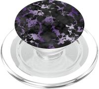 Modello ispirato al marmo viola e nero PopSockets PopGrip per MagSafe