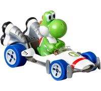 Hot Wheels - Mario Kart Yoshi Veicolo in Metallo in Scala 1:64, Macchinina Giocattolo per Bambini 3 + Anni, GBG29