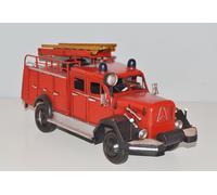 Modello Lamiera Camion Dei Pompieri Marca Auto Magirus Deutz TLF 16 Oldtimer L