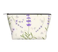 Modello lavanda, Borsa da toilette Borsa per trucco Borsa per cosmetici Borsa da toilette da viaggio portatile