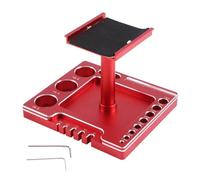 Modello Lavoro Stazione di Riparazione Piattaforma di Montaggio Regolabile Rack Stand Accessorio per 1/18 1/24 TRX4M SCX24 FCX24 Pilastri Rimovibili