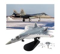 Modello lega pressofusa caccia stealth russo SU-57 in scala 1/72, preverniciato, altamente dettagliato, da collezione, for la decorazione casa ufficio, for appassionati aviazione