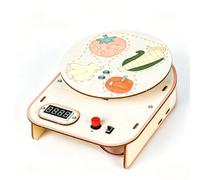 Modello Legno Con Bilancia Elettronica, Rilevamento Pressione Misurazione | Materiali For Esperimenti Di Fisica, Set Di Assemblaggio Di Giunzioni In Legno, Kit For Laboratorio Scienze Educative STEAM