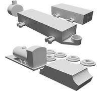 Modello Locomotiva Edward Stampato 3D per Thomas & Friends Ferrovia Legno