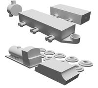 Modello Locomotiva Gordon per Thomas & Friends Ferrovia Parti Stampate 3D