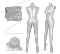 Modello Manichino Flessibile Full Body Gonfiabile PVC Adesivo Toppa Torso
