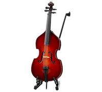 Modello Mini Violini | Statuette in Legno di Strumenti Musicali in Miniatura,Decorazione a Forma di Violoncello | per Scrivania, Vetrina, Libreria, Camera da, Mensola, Studio, Cameretta