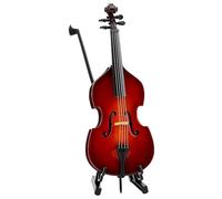 Modello Mini Violini - Statuette in Legno di Strumenti Musicali in Miniatura | Scultura di Violoncello Miniaturizzato - per Soggiorno Camera Scaffale Comodino Vetrina Decorativa