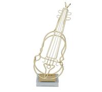 Modello Mini Violino, Ornamento Per Violino Linea Oro, Statua di Strumento in Ferro in Stile Moderno Per La Decorazione della Scrivania