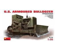 Modello Miniart U.S. Armored Bulldozer 1/35, Bulldozer Blindato Us Army Wwii, Mo