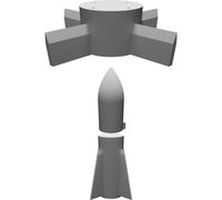 Modello Missile AIM-54 Phoenix per F-14 Tomcat Scala 40cm Replica Display