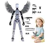 Modello mobile multi-articolare, robot mobile multi-articolare, action figure multi-articolari stampate in 3D | Robot per attività del corpo, giocattolo robot da scrivania, giocattoli mobili