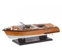 aubaho Modello Modello di Nave Sport Boat Italia Ship Model Yacht Barca 50cm nessun Kit