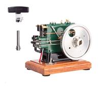 Modello motore a quattro tempi 1:8, 3,6 cm³, base in legno