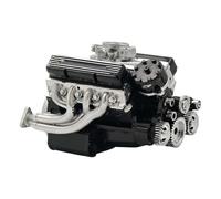 Modello motore - di un motore meccanico V8, kit fai da te per progetti scientifici, giocattolo educativo tecnico, interattivo MINT, dimostrazione dettagliata delle funzioni