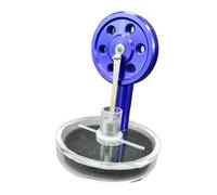Modello motore Stirling a temperatura in metallo in lega zinco e base lucidata per l ' apprendimento della fisica e lo Stirling alimentato dal ghiaccio