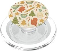 Modello natalizio per la cottura dei primi anni 2000, design accogliente per le vacanze PopSockets PopGrip per MagSafe