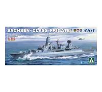 Modello Nave Fregata Sachsen-Class |TAKOM|6001| 1:350 Modello Carro Promo