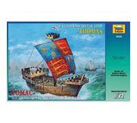 Modello Nave Inglese Medievale "Thomas" |Zvezda|9038| 1:72 Modello Carro