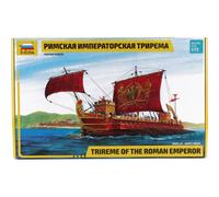 Modello Nave Trireme Dell'Imperatore Romano |ZVEZDA|9029| 1:72