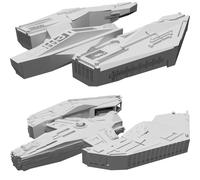 Modello Nonnah da Star Wars Rogue Squadron N64 Gioco Stampato 3D Esposizione