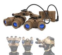 Modello NVG GPNVG18 Supporto Laterale Pieghevole Replica Quattro Tubi | Scatola Batteria E Collegamento Cavo Modello Decorativo Non Funzionante for Cosplay Fotografia Gioco Di Ruolo
