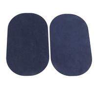 Modello ovale, floccato in tessuto gomito ginocchio macchie blu re elegante e popolare. Design eccellente