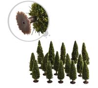 Modello Paesaggio Diorama Alberi Varietà Misure Squisita Artigianalità